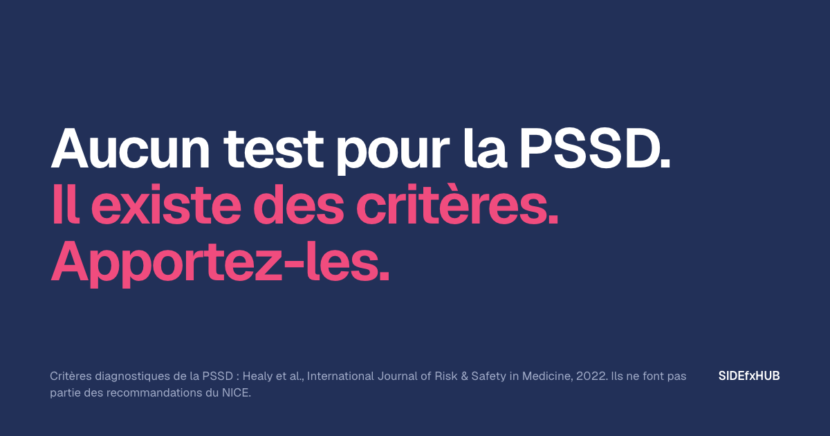 Comment diagnostique-t-on la PSSD ?