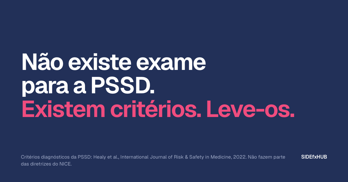 Como a PSSD é diagnosticada?