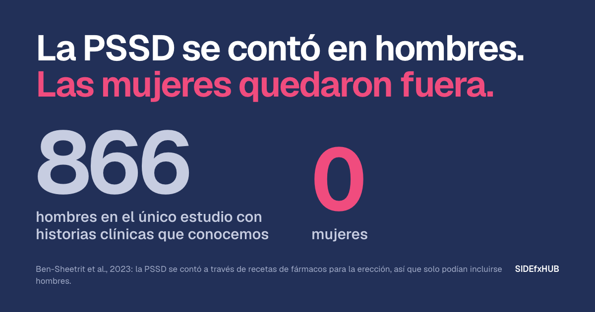 PSSD en mujeres: efectos sexuales duraderos