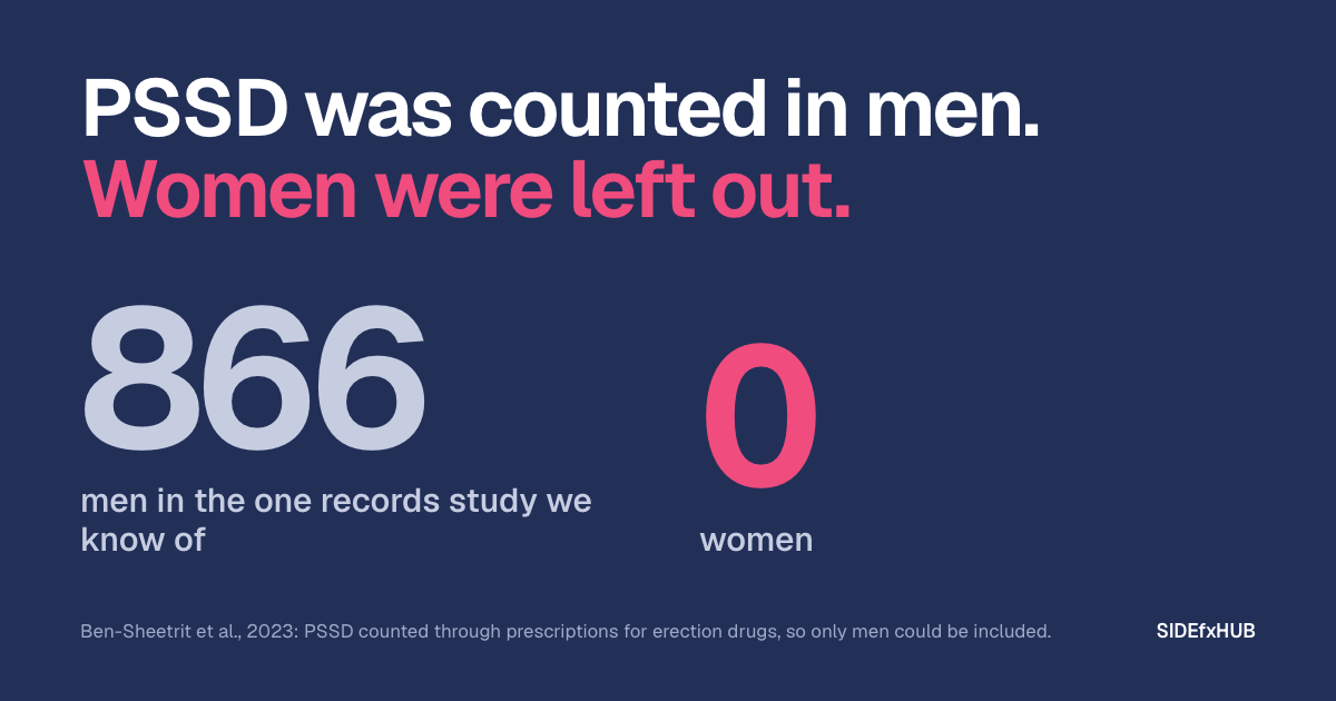 PSSD in women: sexual side effects that last