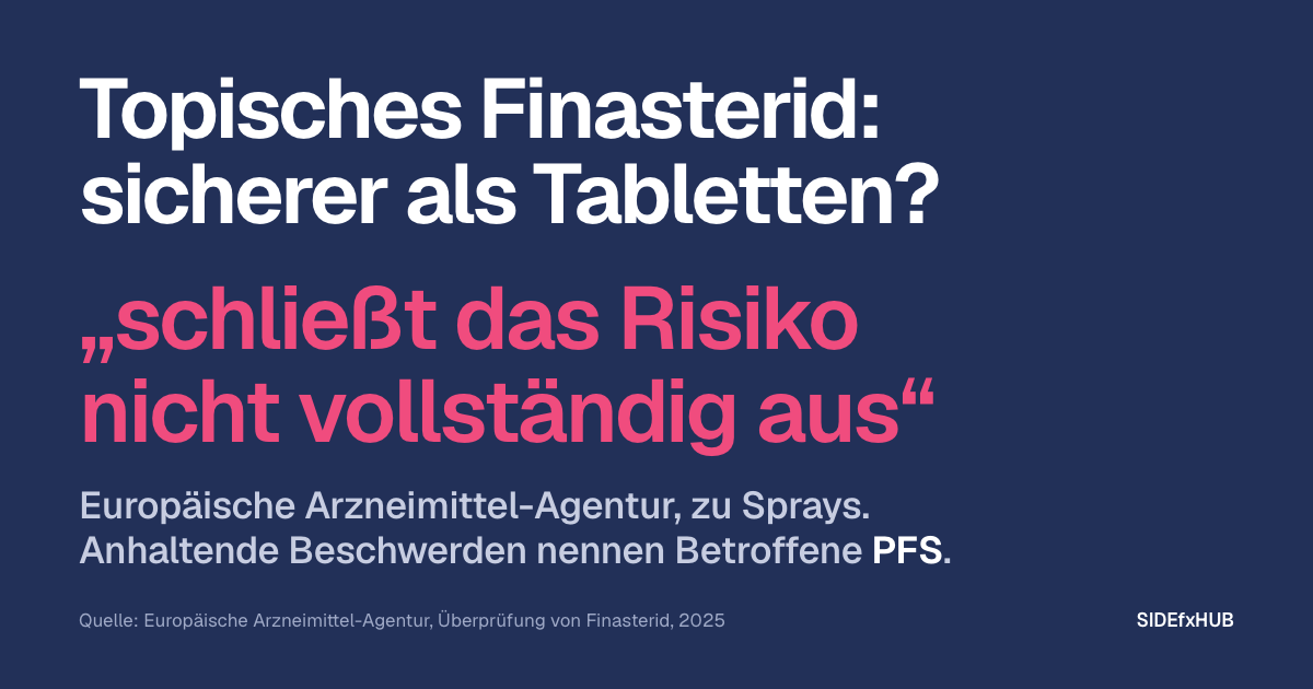 Topisches Finasterid: sicherer als Tabletten?