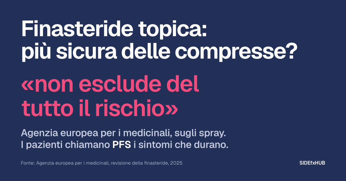 Finasteride topica: più sicura delle compresse?