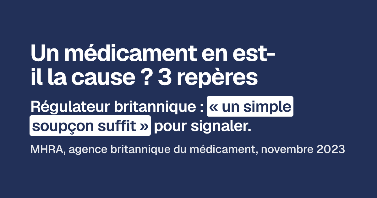 Un médicament en est-il la cause ? 3 repères