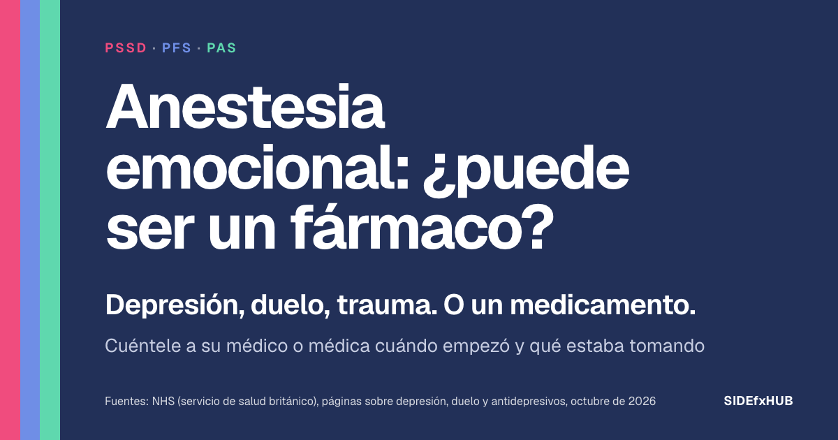 Anestesia emocional: ¿puede ser un fármaco?