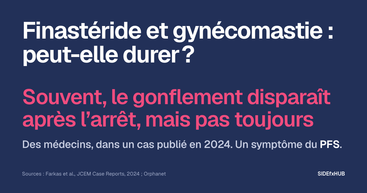 Finastéride et gynécomastie : peut-elle durer ?