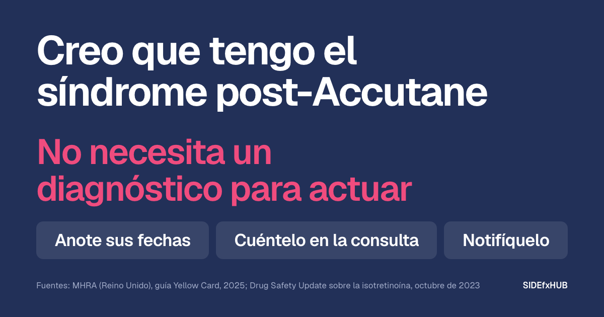 Creo que tengo el síndrome post-Accutane