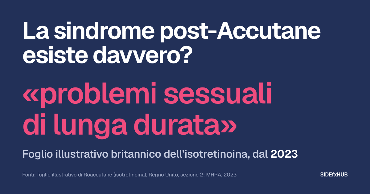 La sindrome post-Accutane esiste davvero?