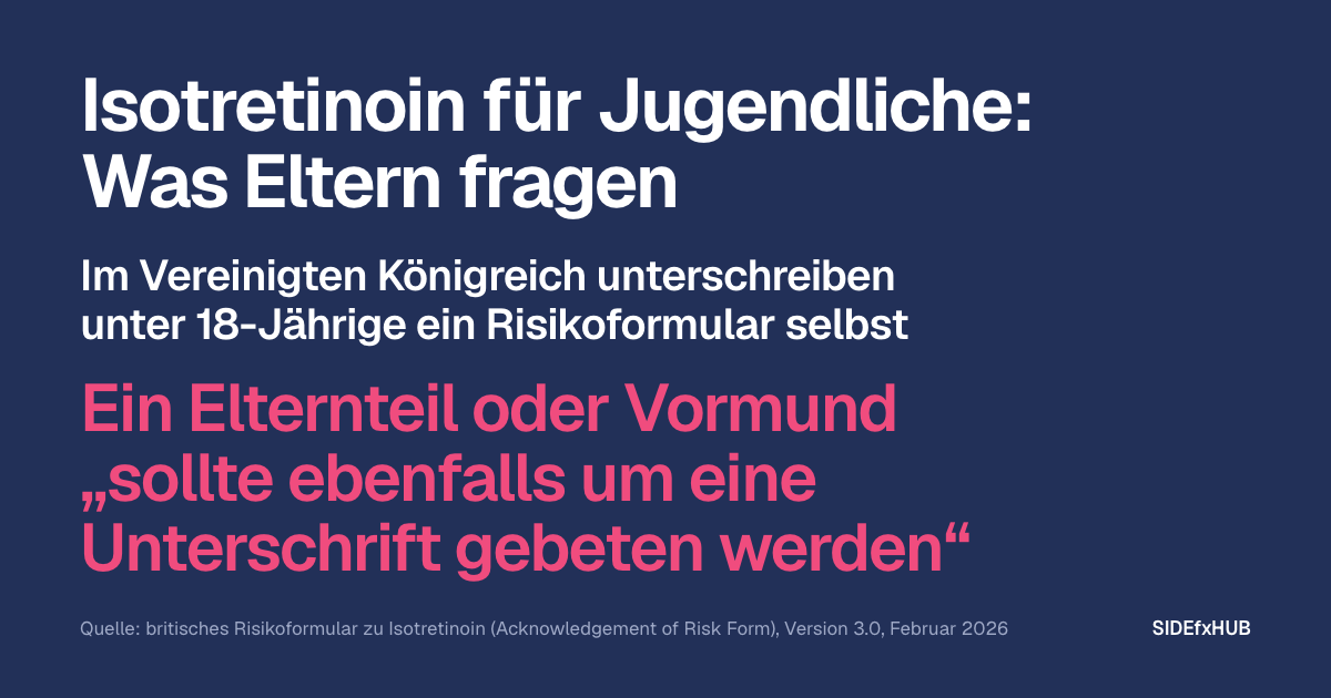 Isotretinoin für Jugendliche: Was Eltern fragen