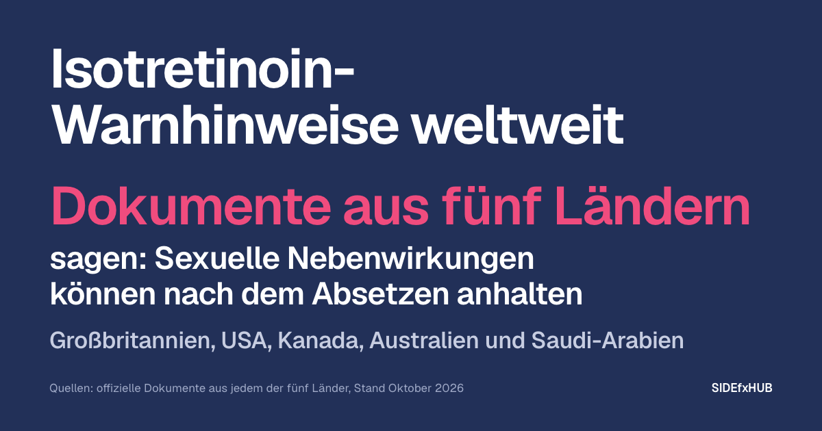 Isotretinoin-Warnhinweise weltweit