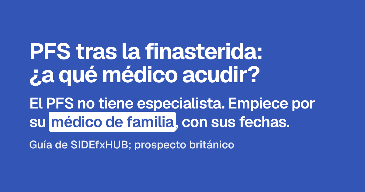 PFS: a qué médico acudir