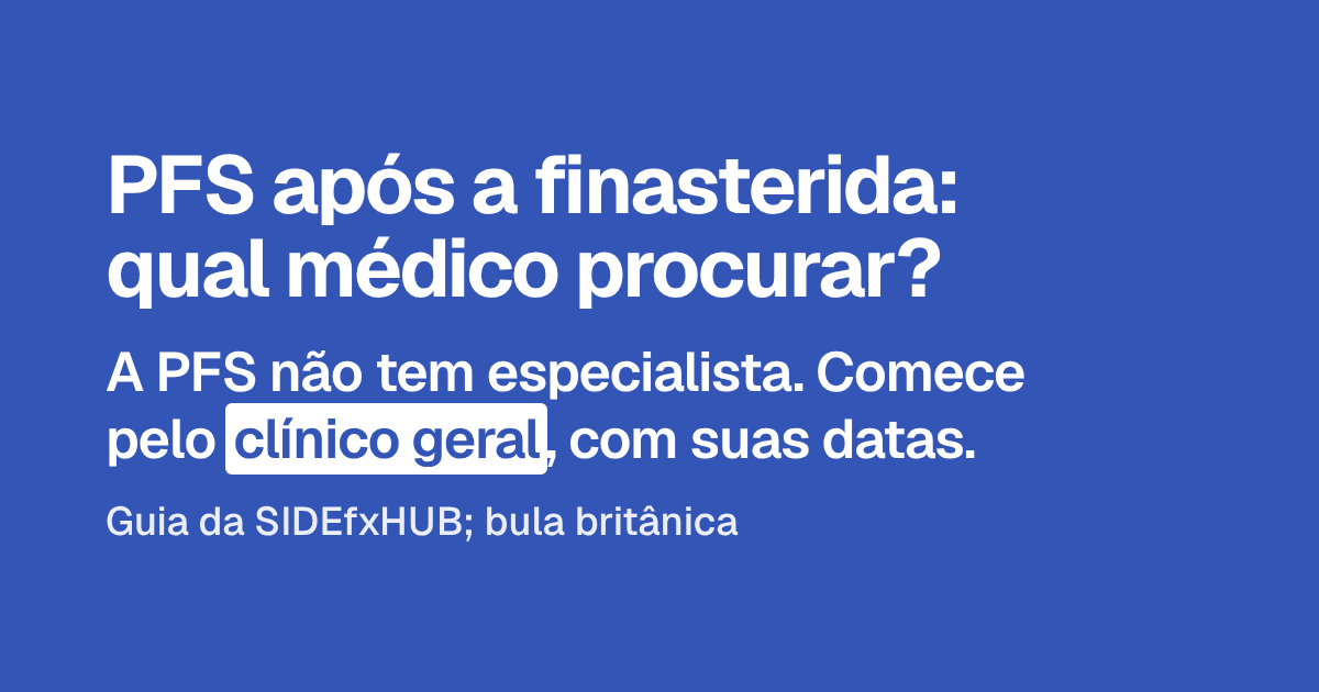 PFS: qual médico procurar