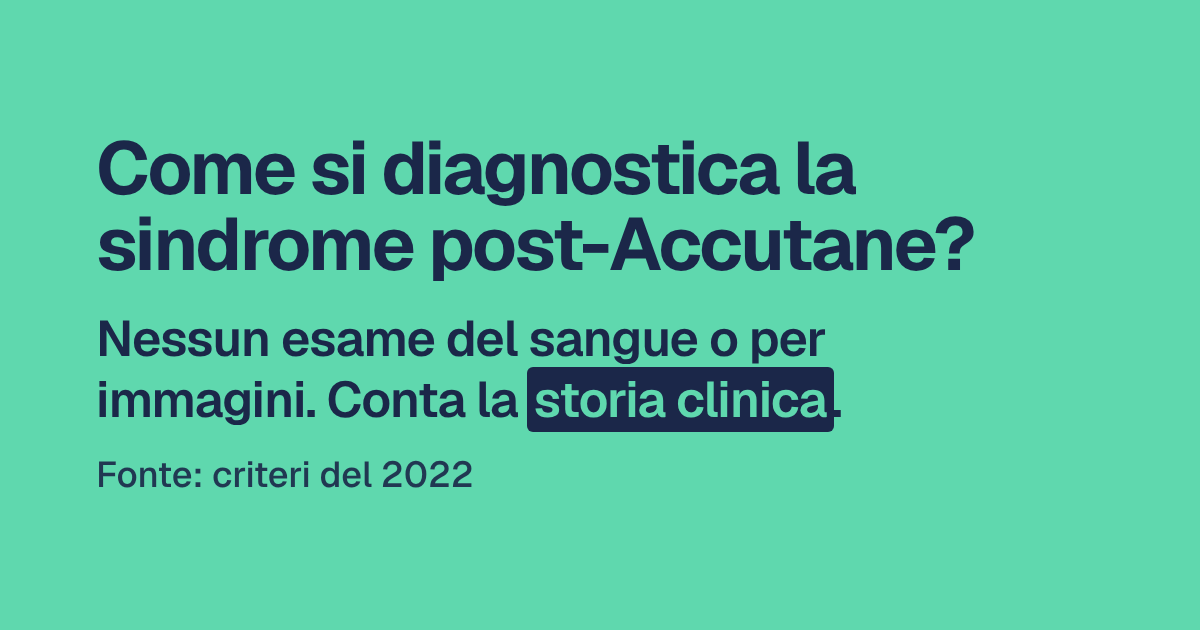 Come si diagnostica la sindrome post-Accutane?