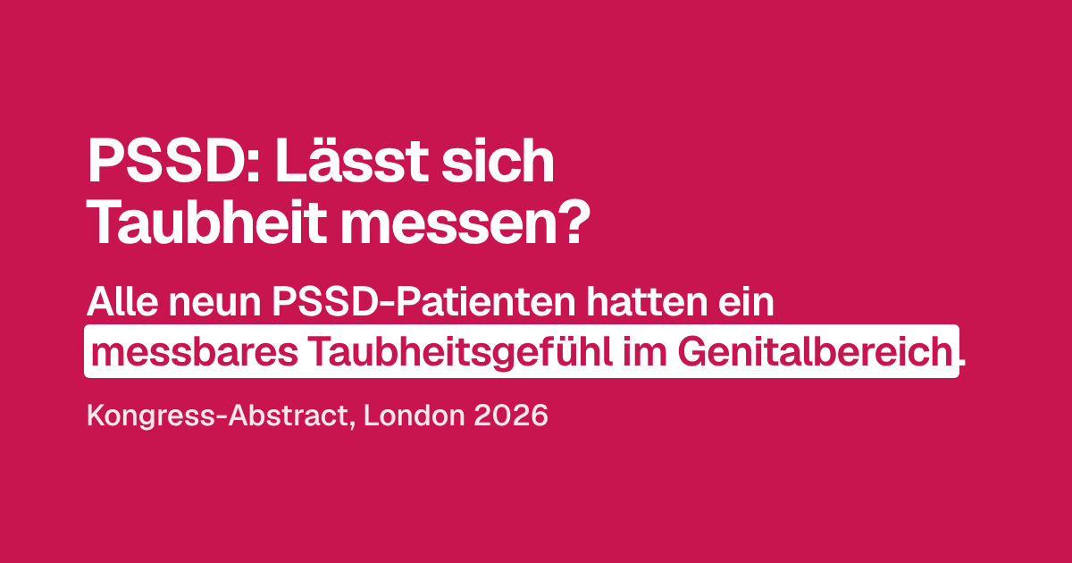 PSSD: Wie Studien das Taubheitsgefühl messen