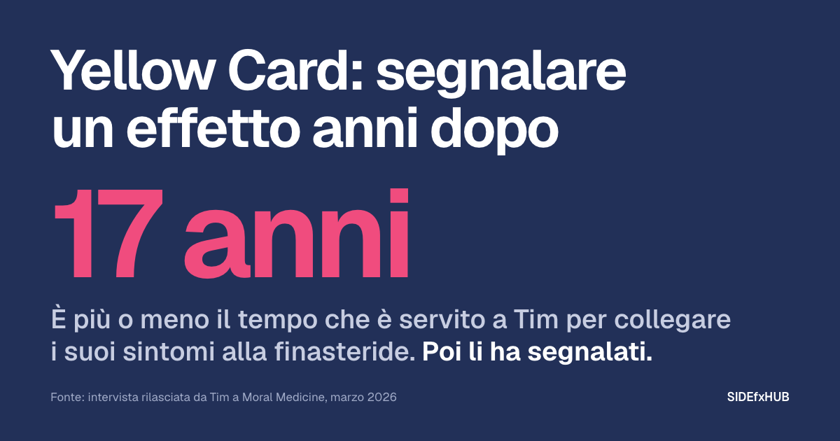 Yellow Card: segnalare un effetto anni dopo