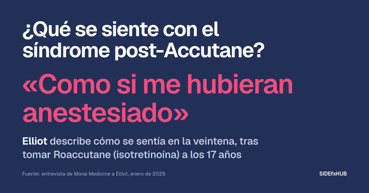 ¿Qué se siente con el síndrome post-Accutane?