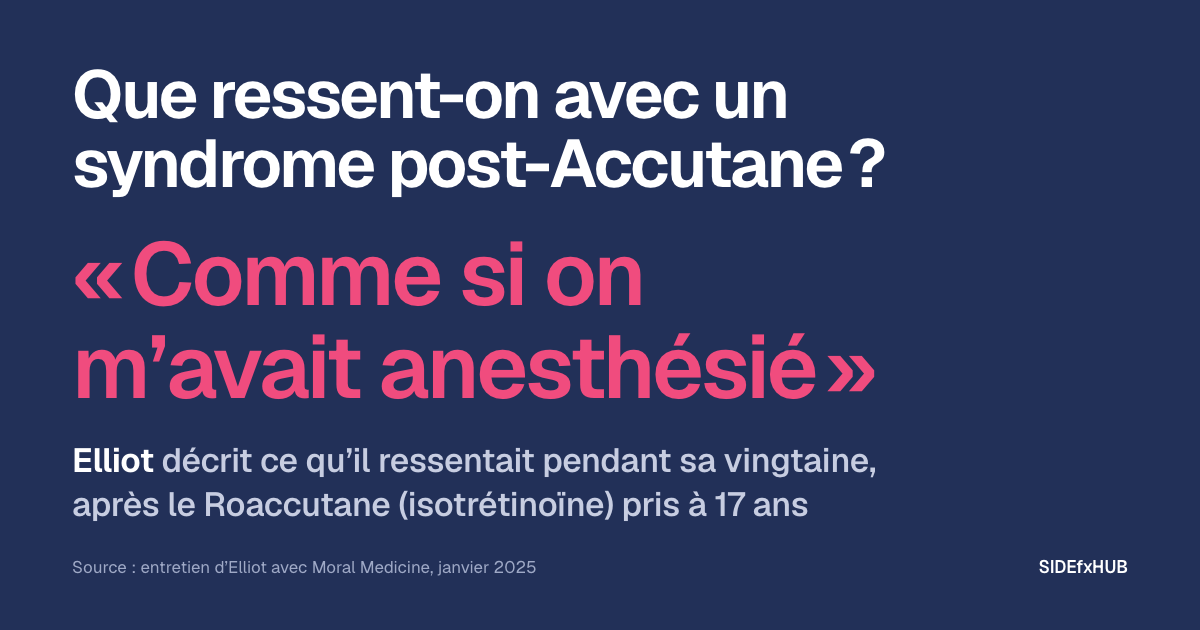 Que ressent-on avec un syndrome post-Accutane ?