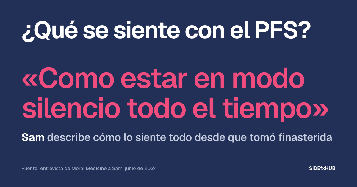 ¿Qué se siente con el PFS?