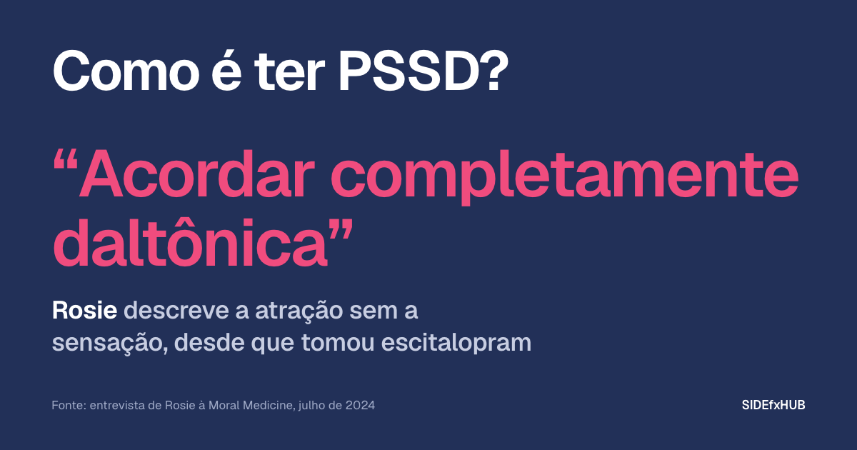 Como é ter PSSD?