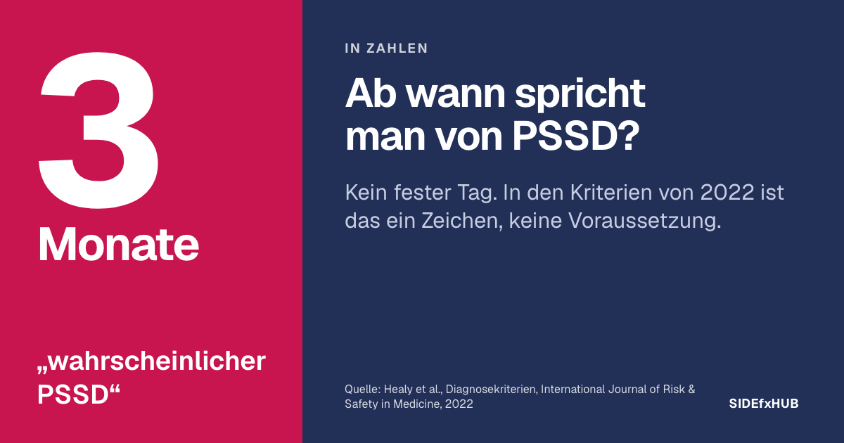 Ab wann spricht man von PSSD?
