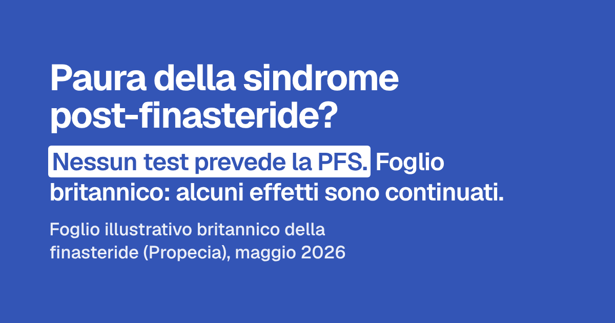 Paura della PFS? Che cosa sapere